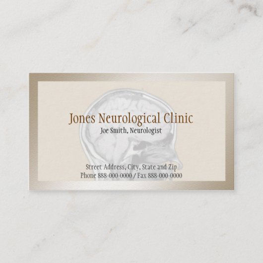 Neuroloog Visitekaartje (Voorkant)