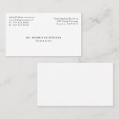 neuroloog visitekaartje (Voorkant / Achterkant)