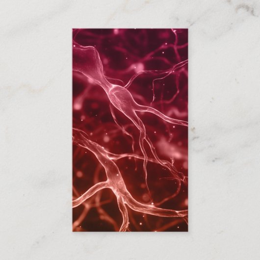 Neuroloog Zenuwen Dokter Medisch Modern Vet Visitekaartje (Voorkant)