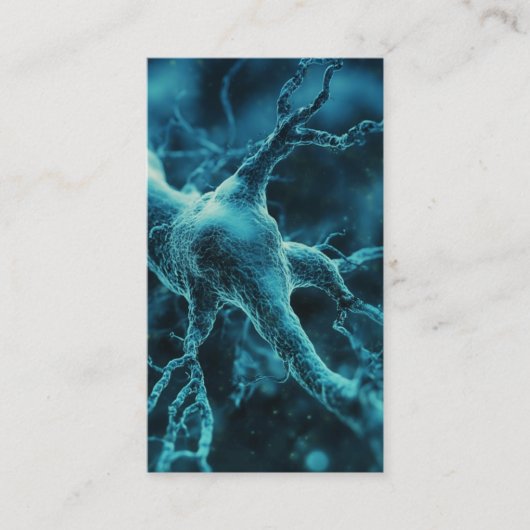 Neuroloog Zenuwen Dokter Medisch Modern Vet Visitekaartje (Voorkant)