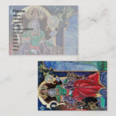 NEUROMANCER grijs geel blauw rood zwart wit Visitekaartje (Voorkant / Achterkant)