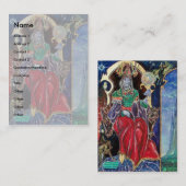 NEUROMANCER grijs rood blauw wit zwart Visitekaartje (Voorkant / Achterkant)