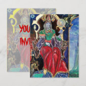 NEUROMANCER , Halloween Party Kaart (Voorkant / Achterkant)