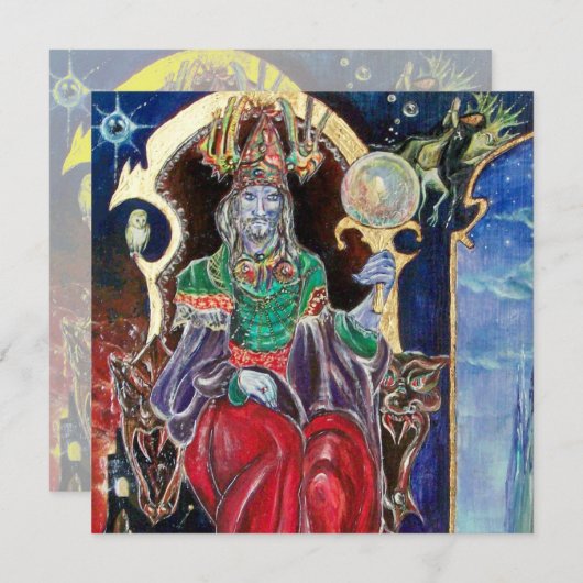 NEUROMANCER , Halloween Party Kaart (Voorkant / Achterkant)