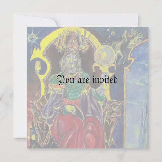 NEUROMANCER , Halloween Party Kaart (Achterkant)