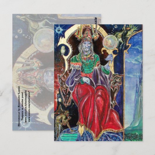 NEUROMANCER Magicia King Briefkaart (Voorkant / Achterkant)