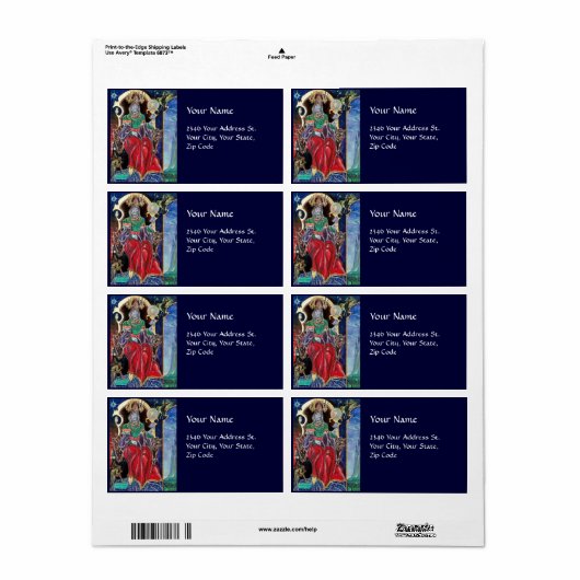 NEUROMANCER Magicia King Etiket (Full Sheet)