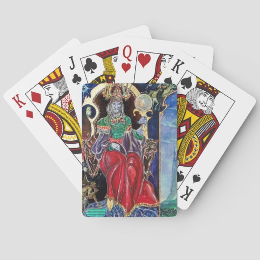 NEUROMANCER Magicia King Pokerkaarten (Achterkant)