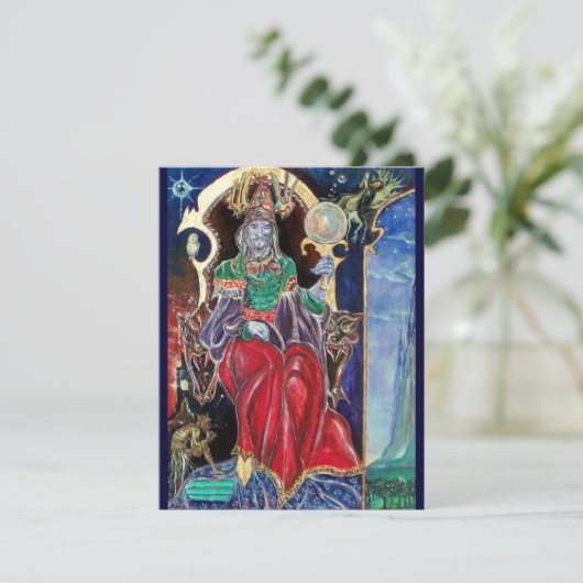 NEUROMANCER Magicier King, Red Blue Aankondiging (Staand voorkant)