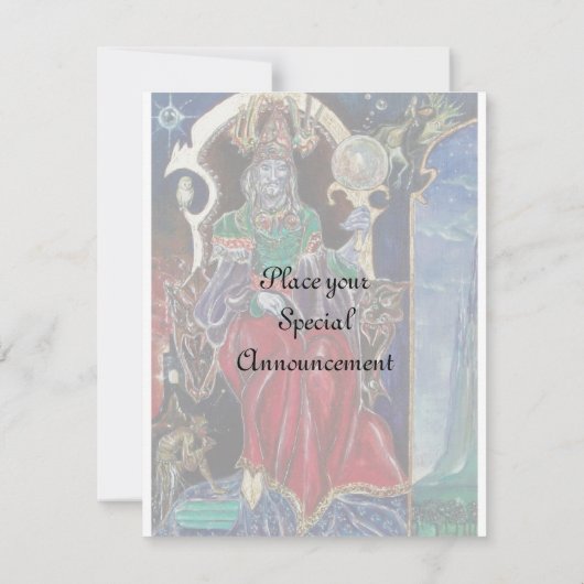 NEUROMANCER Magicier King, Red Blue Aankondiging (Achterkant)