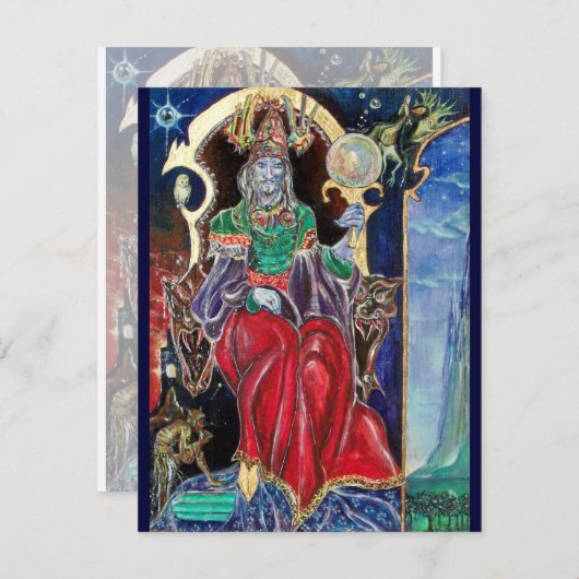 NEUROMANCER Magicier King, Red Blue Aankondiging (Voorkant / Achterkant)