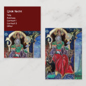 NEUROMANCER, Magicische King Blue Red Visitekaartje (Voorkant / Achterkant)