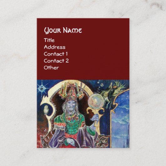 NEUROMANCER, Magicische King Blue Red Visitekaartje (Voorkant)