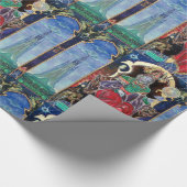 NEUROMANCER Magicische koning, Fantasy Cadeaupapier (Hoek)