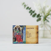 NEUROMANCER-perkament Visitekaartje (Staand voorkant)