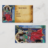 NEUROMANCER-perkament Visitekaartje (Voorkant / Achterkant)