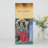 NEUROMANCER, rood blauw perkament Kaart (Staand voorkant)