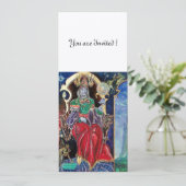 NEUROMANCER, rood blauw wit, goudmetaal, Kaart (Staand voorkant)