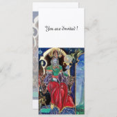 NEUROMANCER, rood blauw wit, goudmetaal, Kaart (Voorkant / Achterkant)