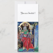 NEUROMANCER, rood blauw wit, goudmetaal, Kaart (Voorkant)