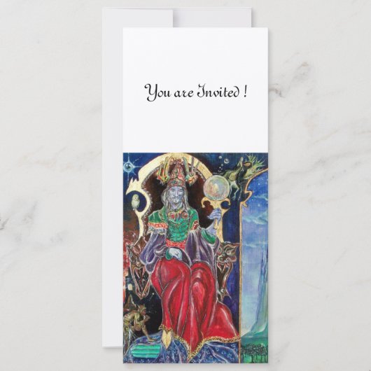 NEUROMANCER, rood blauw wit, goudmetaal, Kaart (Voorkant)