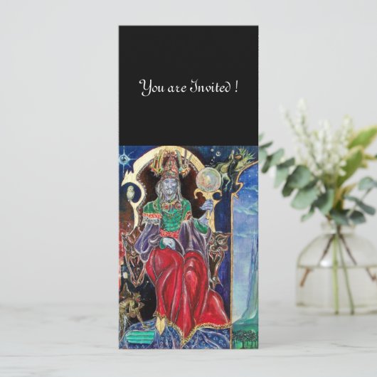 NEUROMANCER, rood blauw, wit zwart Kaart (Staand voorkant)