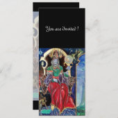 NEUROMANCER, rood blauw, wit zwart Kaart (Voorkant / Achterkant)