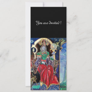 NEUROMANCER, rood blauw, wit zwart Kaart