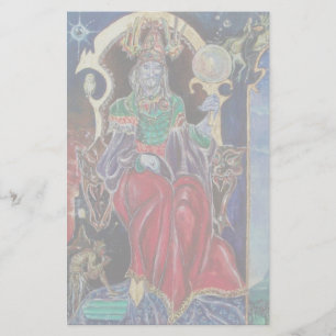 NEUROMANCER rood paars blauw Briefpapier