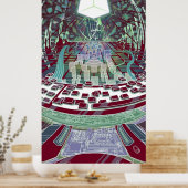 Neuromancer Wintermute Poster (Keuken)