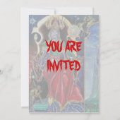 NEUROMANCER, zwarte rode blauwe witte partij van d Kaart (Achterkant)