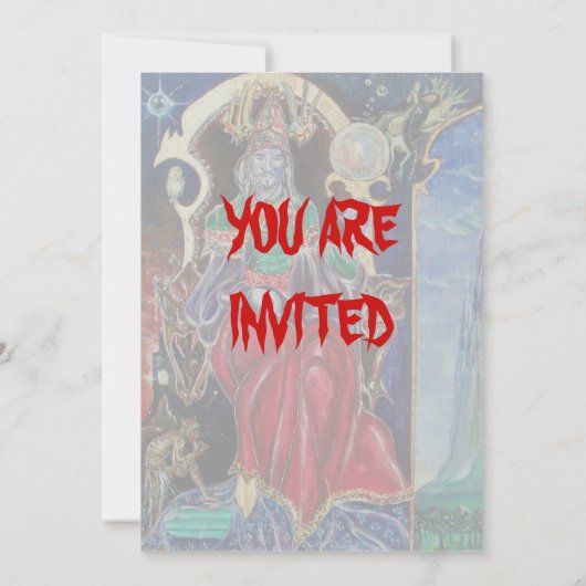 NEUROMANCER, zwarte rode blauwe witte partij van d Kaart (Achterkant)