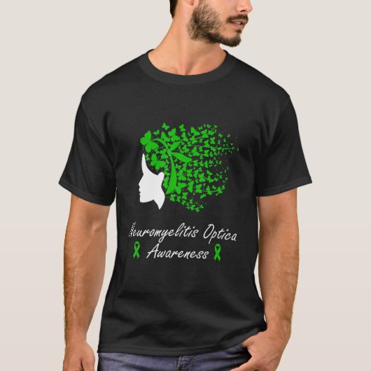 Neuromyelitis Optica Awareness - Women Butterflies T-shirt (Voorkant)