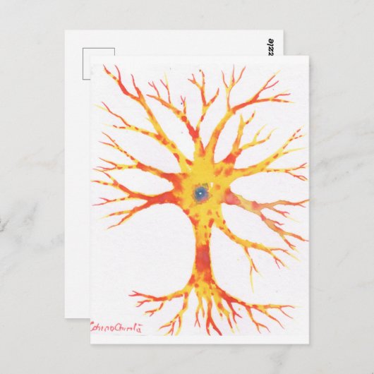 Neuron briefkaart (Voorkant / Achterkant)