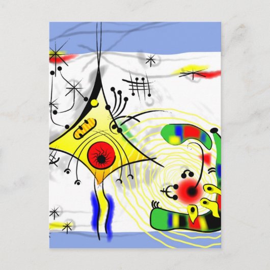 Neuron-briefkaart Briefkaart (Voorkant)