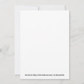 Neuron City Flat Wenskaart Kaart (Achterkant)