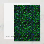 Neuron City Flat Wenskaart Kaart (Voorkant / Achterkant)