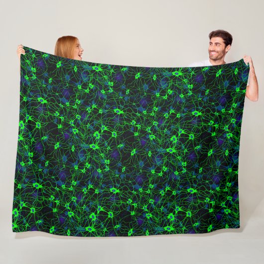 Neuron City Fleece Blanket Deken (In situ)