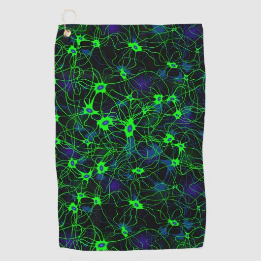 Neuron City Golf Towel Golfhanddoek (Voorkant)