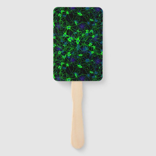 Neuron City Hand Fans Handwaaier (Achterkant)