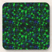 Neuron City Kurk-Rug Onderzetters (Voorkant)