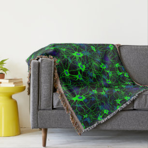 Neuron City Throw Deken