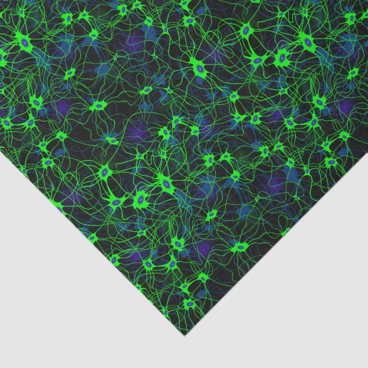 Neuron City-weefselpapier Tissuepapier (Detail)