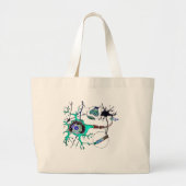 Neuron. Grote Tote Bag (Voorkant)
