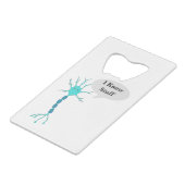 Neuron ik ken Stuff Creditkaart Flessenopener (Achterkant Gekanteld)