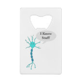 Neuron ik ken Stuff Creditkaart Flessenopener (Achterkant)