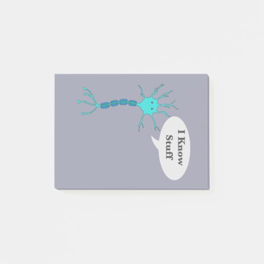 Neuron Ik Weet Dingen Post-it® Notes (Voorkant)