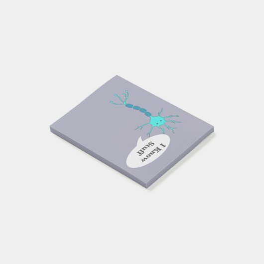 Neuron Ik Weet Dingen Post-it® Notes (Schuin)