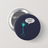 Neuron Ik Weet Dingen Ronde Button 5,7 Cm (Voorkant /achterkant)
