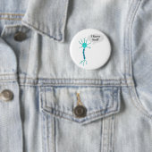 Neuron Ik Weet Dingen Wit Ronde Button 5,7 Cm (In situ)